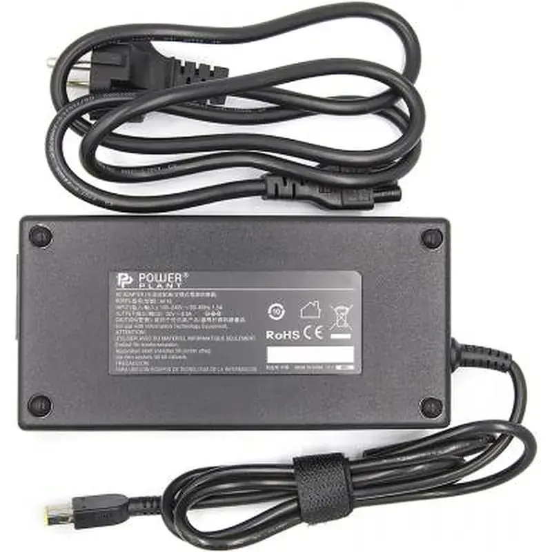 Блок живлення до ноутбуку PowerPlant IBM/LENOVO 220V, 20V 170W 8.5A (USB) (IB170HUSB) - фото 2