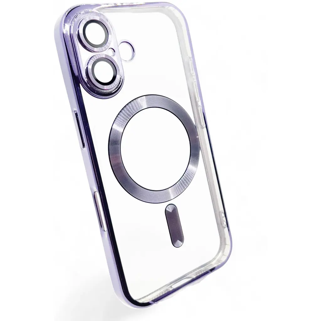 Чехол-накладка BeCover TPU Chrome Case (MagSafe) для iPhone 16 Plus Purple (712079) - фото 2