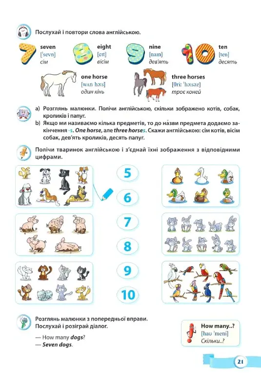 Мої перші англійські слова. Ілюстрований тематичний словник для дітей 4-7 років - Надія Вітушинська - фото 11