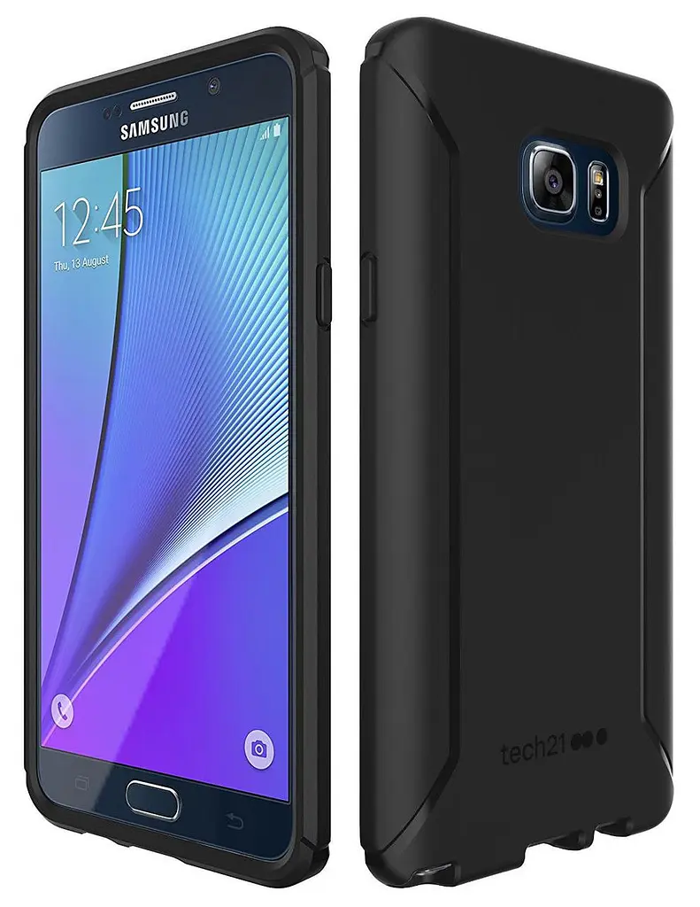 Протиударний захисний чохол Tech21 D3O® Tactical для Samsung Note 5 Чорний - фото 2