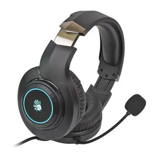 Навушники Bloody G220 Black, 2 x Mini jack (3.5 мм) + USB (підсвічування) A4Tech teh0027958 - фото 2