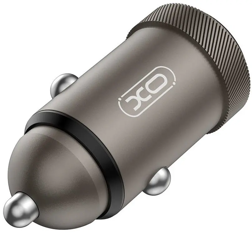 Автомобільне зарядне пристрій XO CC70 single USB-C QC&PD3.0 30W 3A Чорний - фото 3