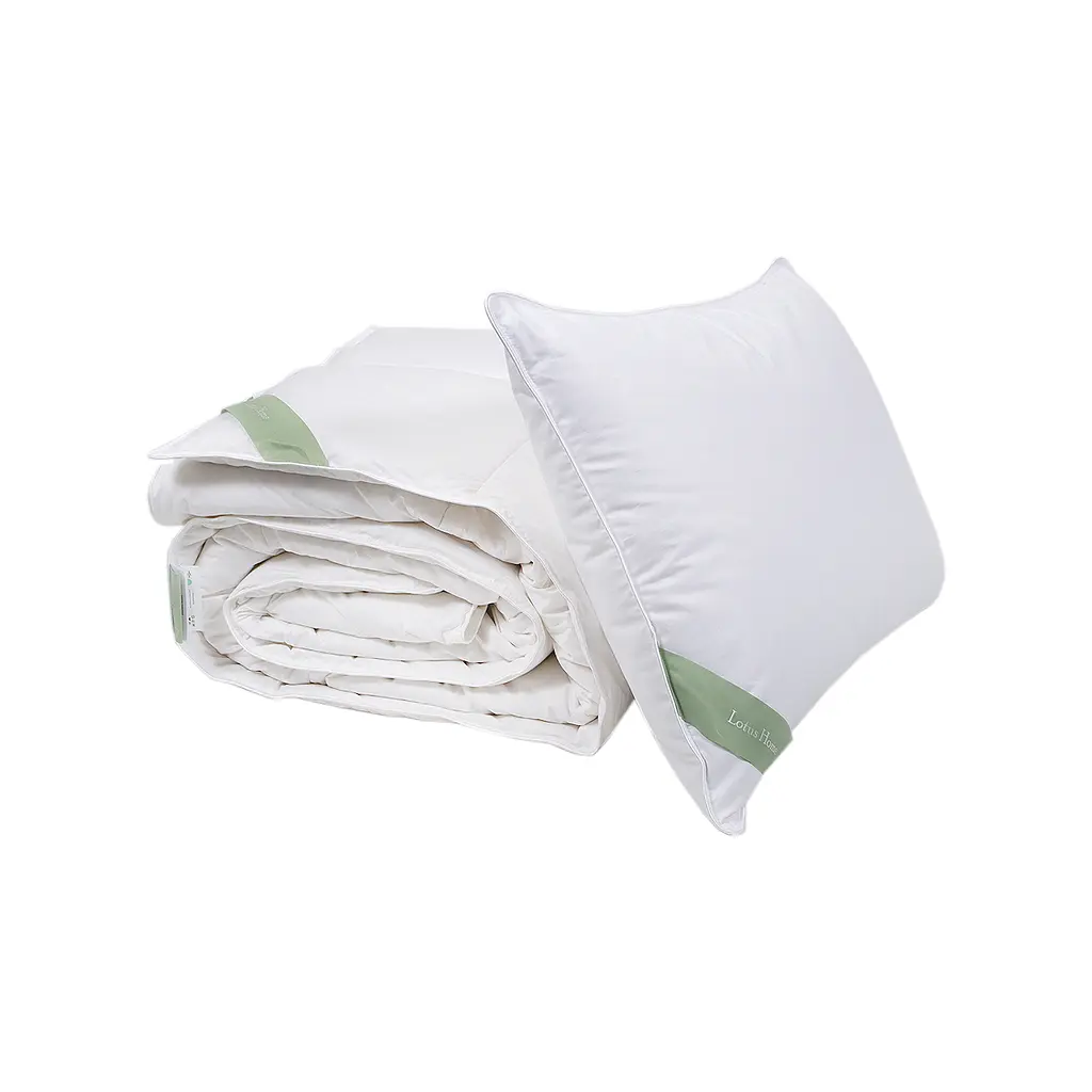 Одеяло Lotus Home - Goose 70% 10,5 tog пуховое 155x215 полуторное - фото 5