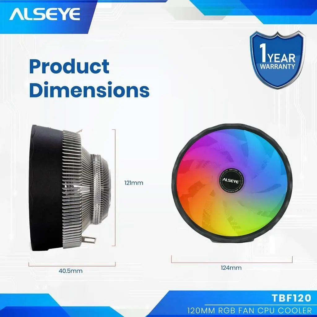 Кулер для процесора Alseye TBF-120 (AS.01.07.0221) - фото 5