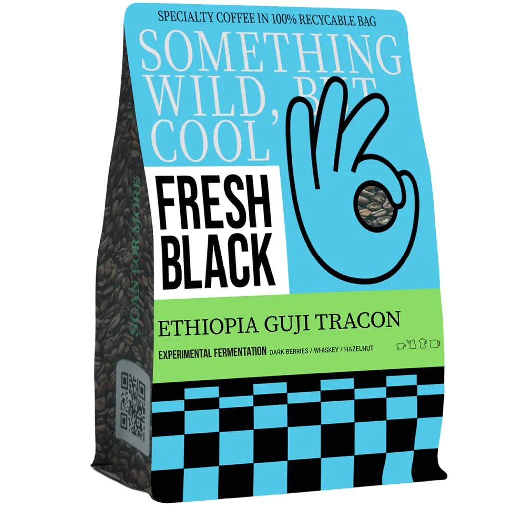 Кава спешелті ТМ Fresh Black Ethiopia Guji Tracon experimental fermentation 200 г - фото 6