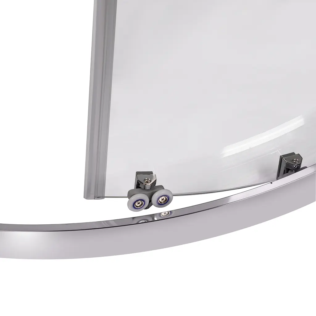 Душова кабіна Qtap Taurus CRM1011AC6 100x100 см, скло Clear 6 мм покриття CalcLess, без піддона, Хром, Універсальна, прозорий - фото 6