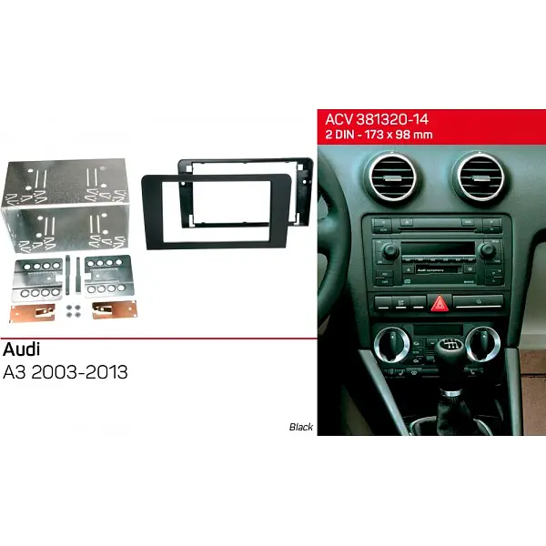 Переходная рамка Audi A3 ACV 381320-14 Кit - фото 4