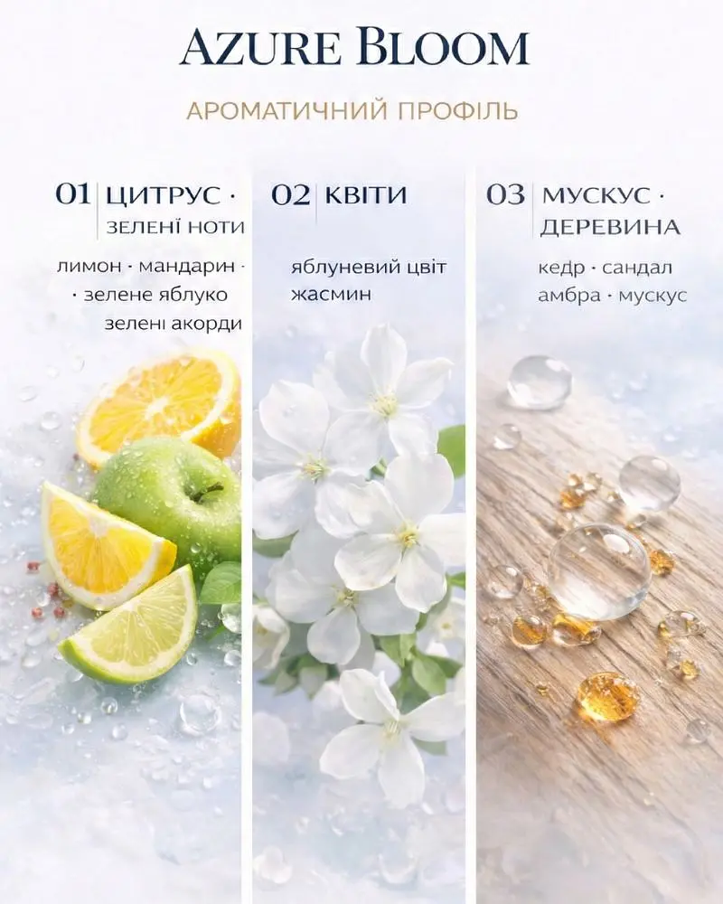 Парфюм женский Franterro Azure Bloom 50 мл (FRN-1002) - фото 2