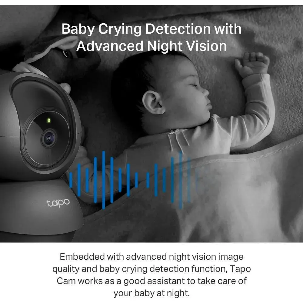 IP-камера TP-Link Tapo C211 3MP N300 microSD motion detection чорна - фото 6