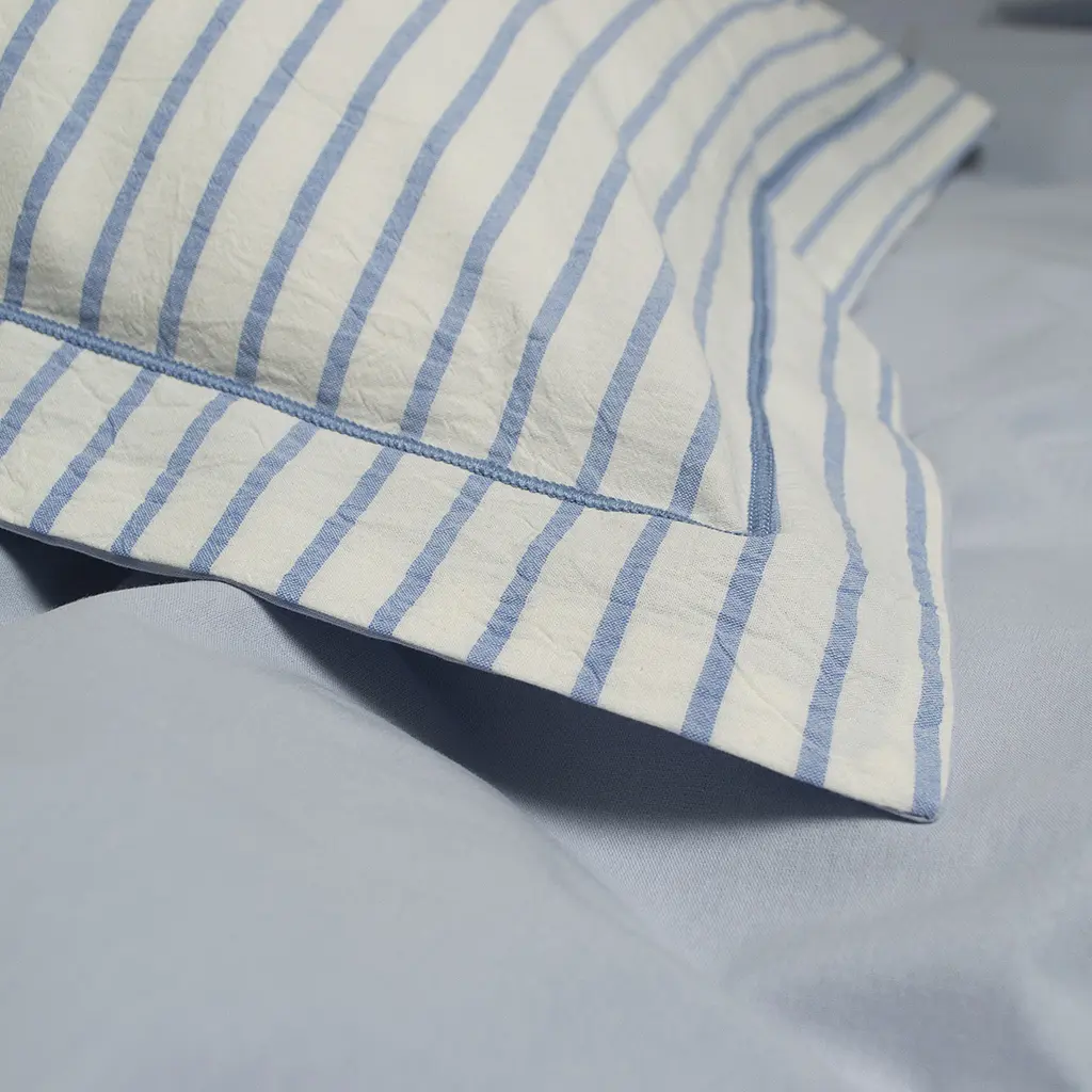 Постельное белье Lotus Home - Timeless голубой семейный - фото 5