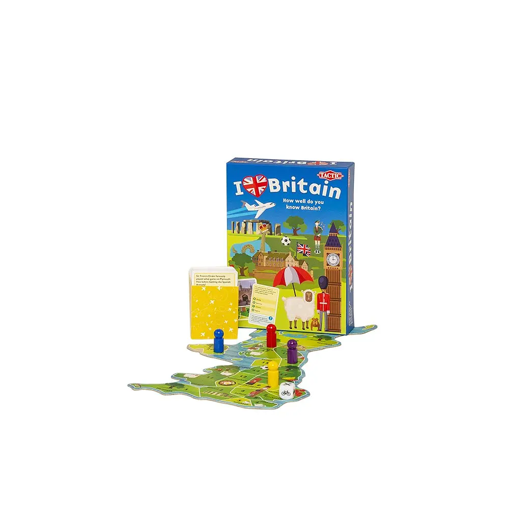 Настольная игра Tactic Я люблю Британию, англ. язык (58139) - фото 2