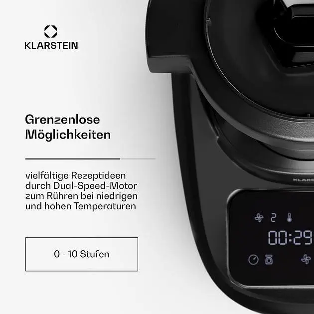 Кухонный комбайн Klarstein Aria Smart 1700 Вт (10045491) - фото 4