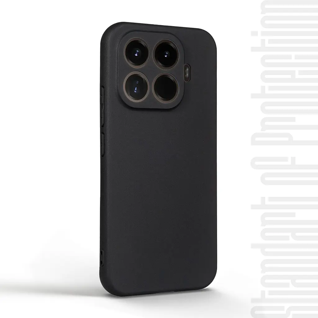 Чехол-накладка для смартфона Xiaomi 17T противоударный, силиконовый, термополиуретановый (ТПУ), с защитой камеры и корпуса, черный, защита всего корпуса, ArmorStandart (ARM90969) - фото 2