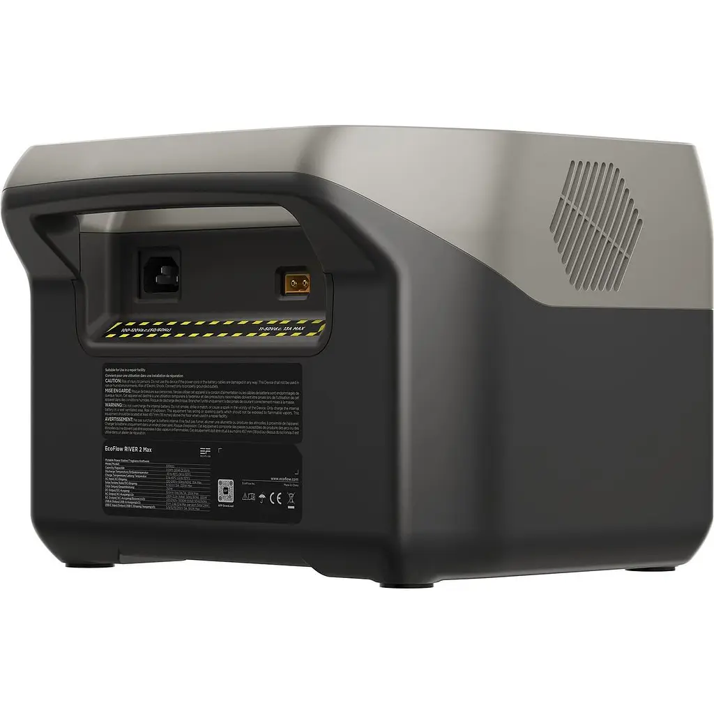 Портативна зарядна станція EcoFlow RIVER 2 Max LiFePO4, 512 Вт/ч 500 Вт (ZMR610-B-EU) - фото 5