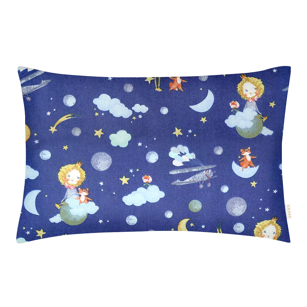 Комплект постільної білизни Cosas підлітковий LITTLE PRINCE & STAR 155 x 215 см (LittlePrinceBlue_Starfall_155) - фото 3