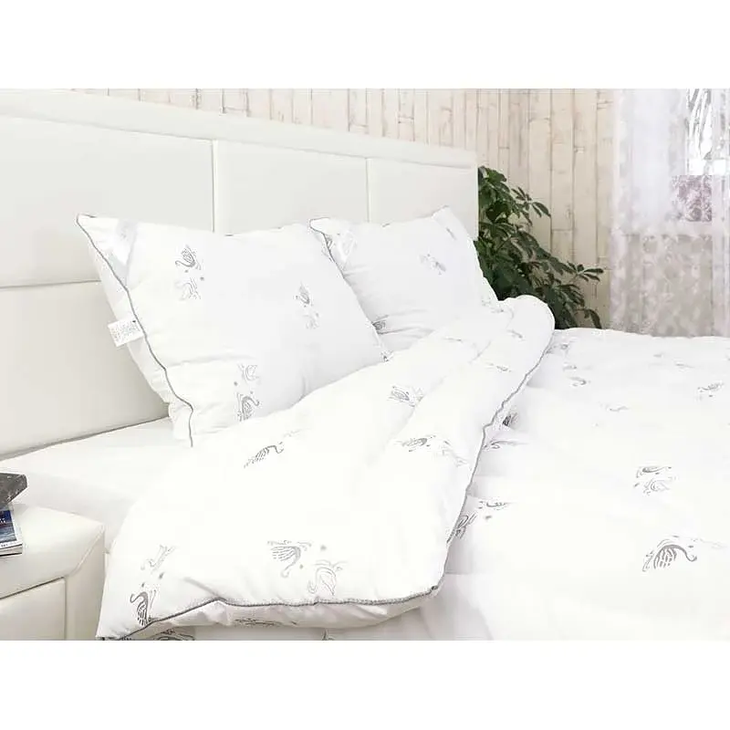 Ковдра демісезонна Руно Silver Swan demi 200х220 см з двома подушками 50х70 см - фото 2