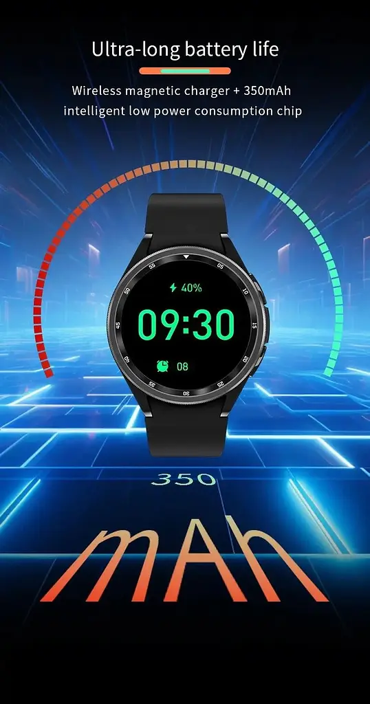 Смарт-годинник Senbono Watch 6 Black (1ba774e3) - фото 5