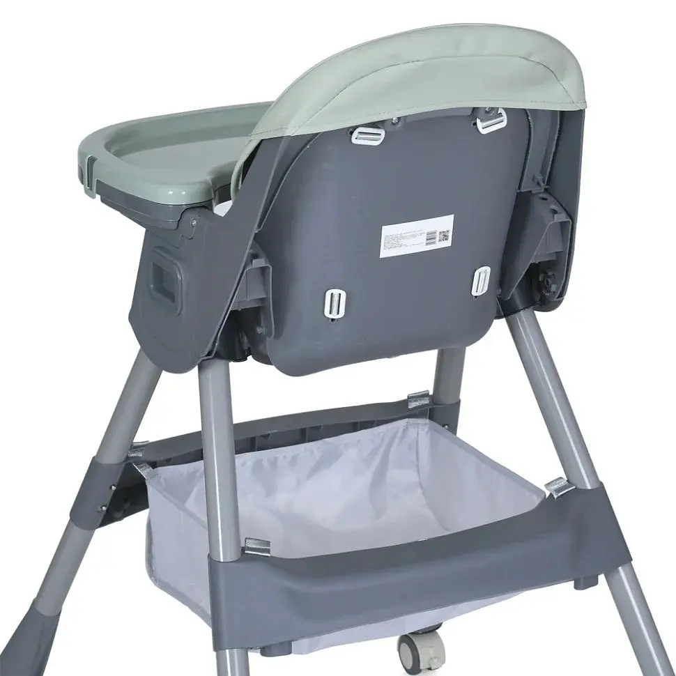 Стільчик для годування M 5722 Mint до 20 кг складаний 5-ти точковий екошкіра - фото 5