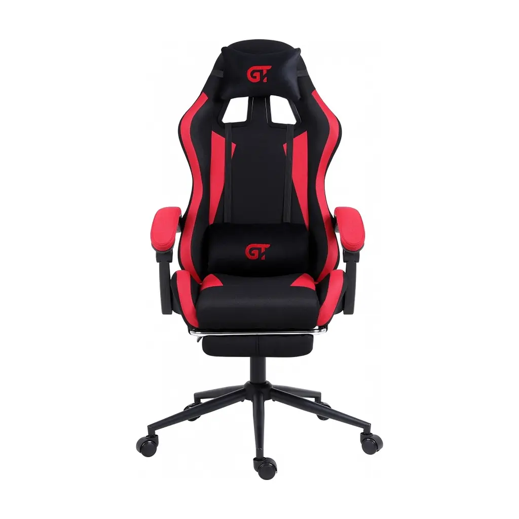 Крісло ігрове GT Racer X-2324 Black/Red (X-2324 Fabric Black/Red) - фото 2