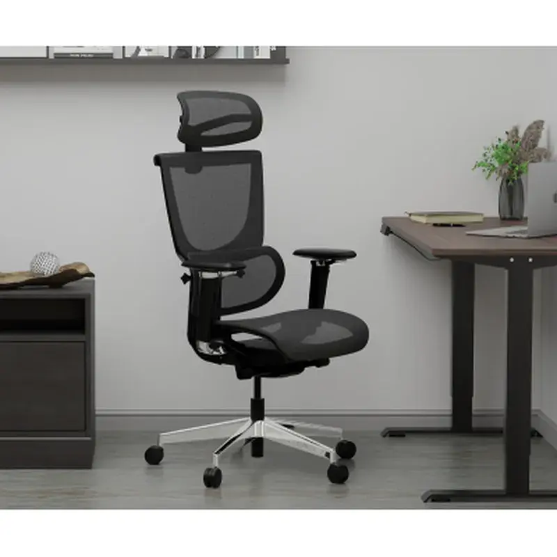 Офісне крісло Mealux S8 Air Black (HF-S8P M/B) - фото 12