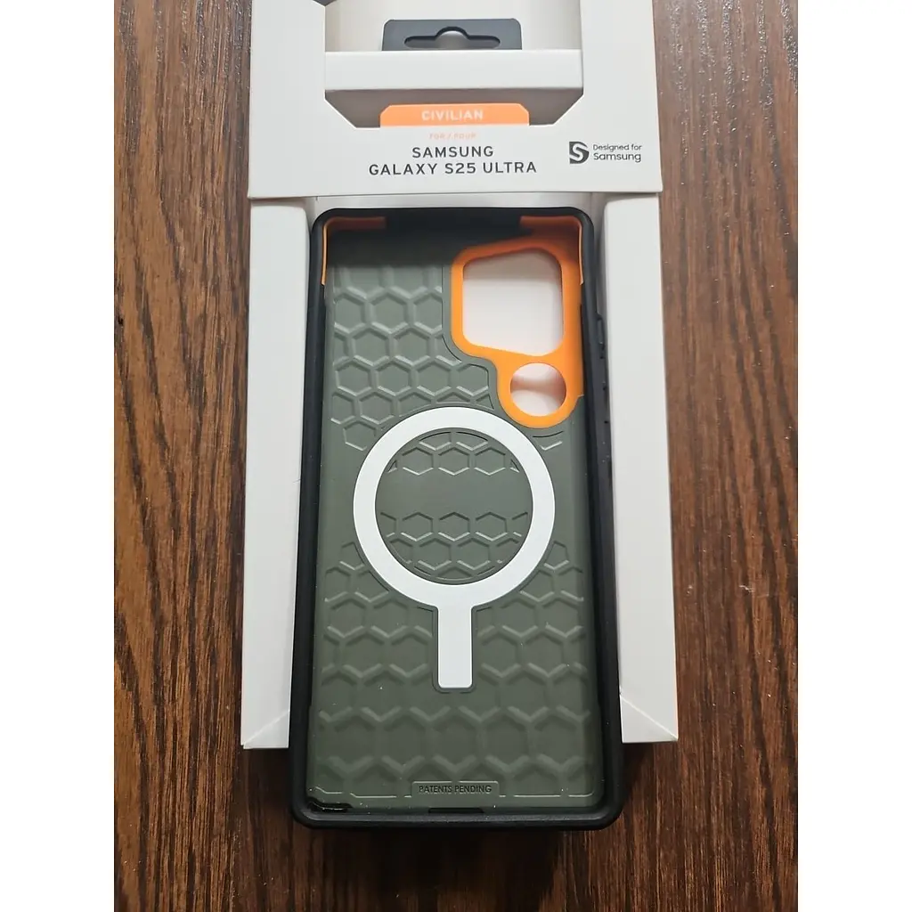 Чохол протиударний UAG Civilian MagSafe для Samsung Galaxy S25 Ultra (S938) Olive 214473117297 - фото 5
