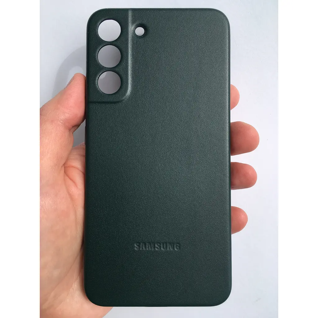 Оригінальний шкіряний чохол Leather Cover для Samsung Galaxy S22 Plus S906 Forest Green EF-VS906LGEGRU - фото 4