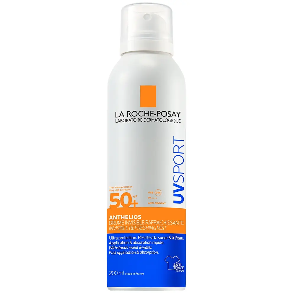 Набір La Roche-Posay: сонцезахисний спрей-міст Anthelios UVSport Mist SPF50+ 200 мл + спрей-концентрат La Roche-Posay Cicaplast B5, 100 мл + сироватка-антиоксидан Pure Vitamin C12 Serum 10 мл + сумка-тоут Ля Рош-Позе - фото 2