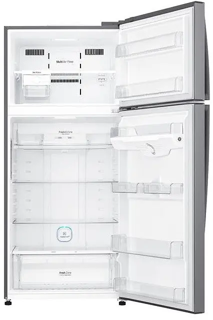 Холодильник із верхньою морозильною камерою LG GN-H702HMHZ сріблястий (GN-H702HMHZ) - фото 2