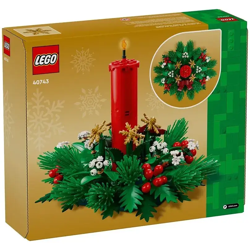 Конструктор LEGO Iconic Декор для різдвяного столу 433 деталі (40743) - фото 5