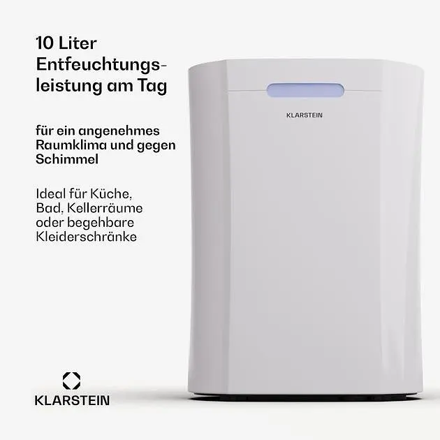 Осушитель воздуха Klarstein AeroDry 10 (10045548) - фото 3
