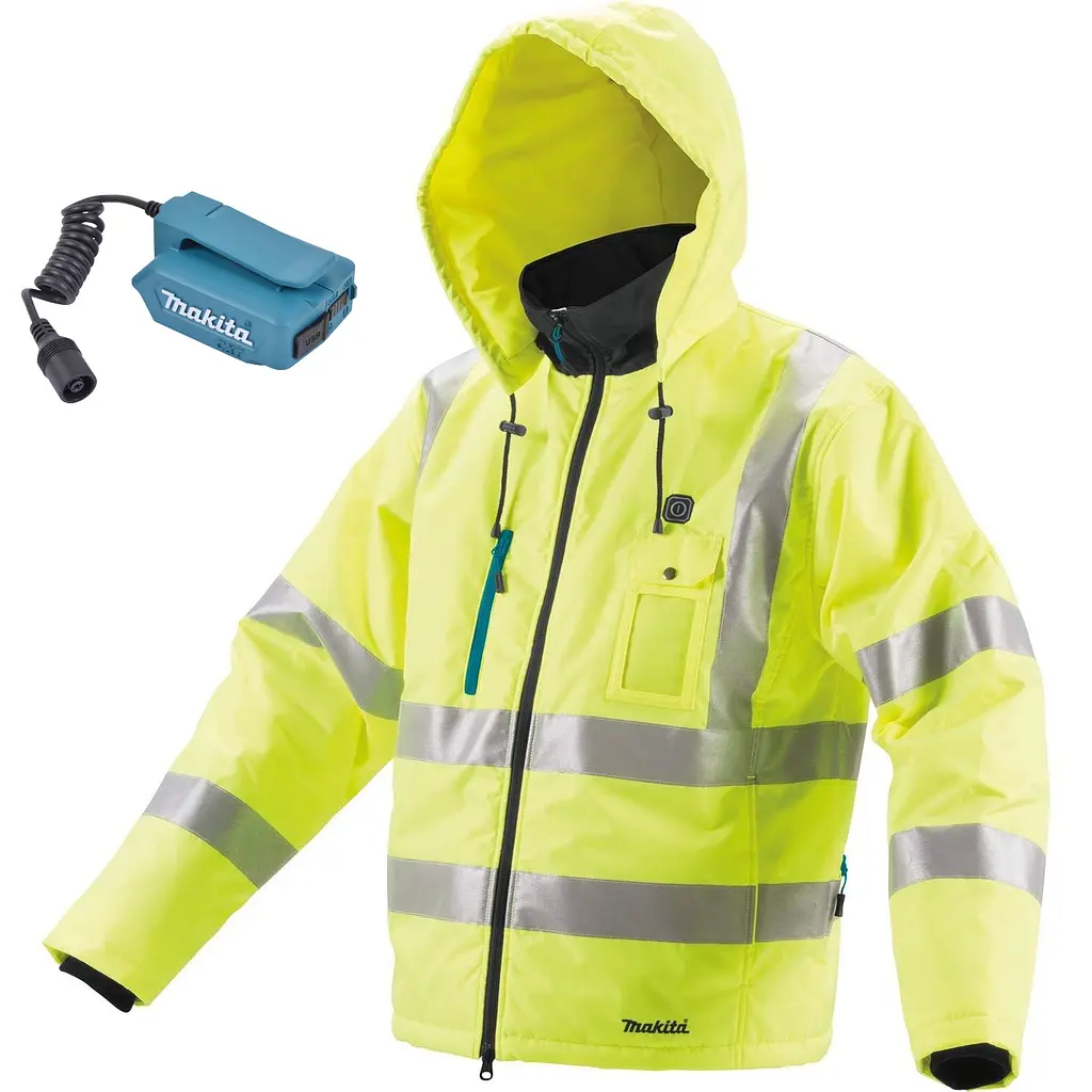 Куртка акумуляторна з обігрівом Makita CJ106DZXL (CXT, без акумуляторів та зарядного пристрою)