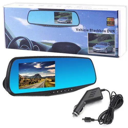 Дзеркало відеореєстратор DVR-дзеркало L-9001 3.5" 1080P Full HD - фото 4