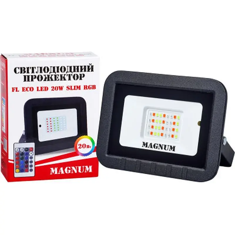 Прожектор MAGNUM FL ECO LED 20Вт slim RGB IP65 (90018140) - фото 5