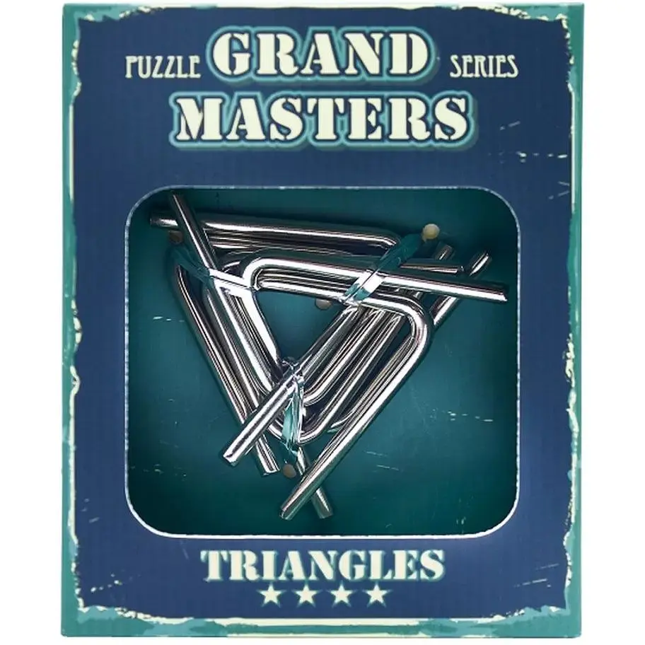 Металева головоломка Eureka Grand Master Puzzles Triangles blue 473252 - фото 2