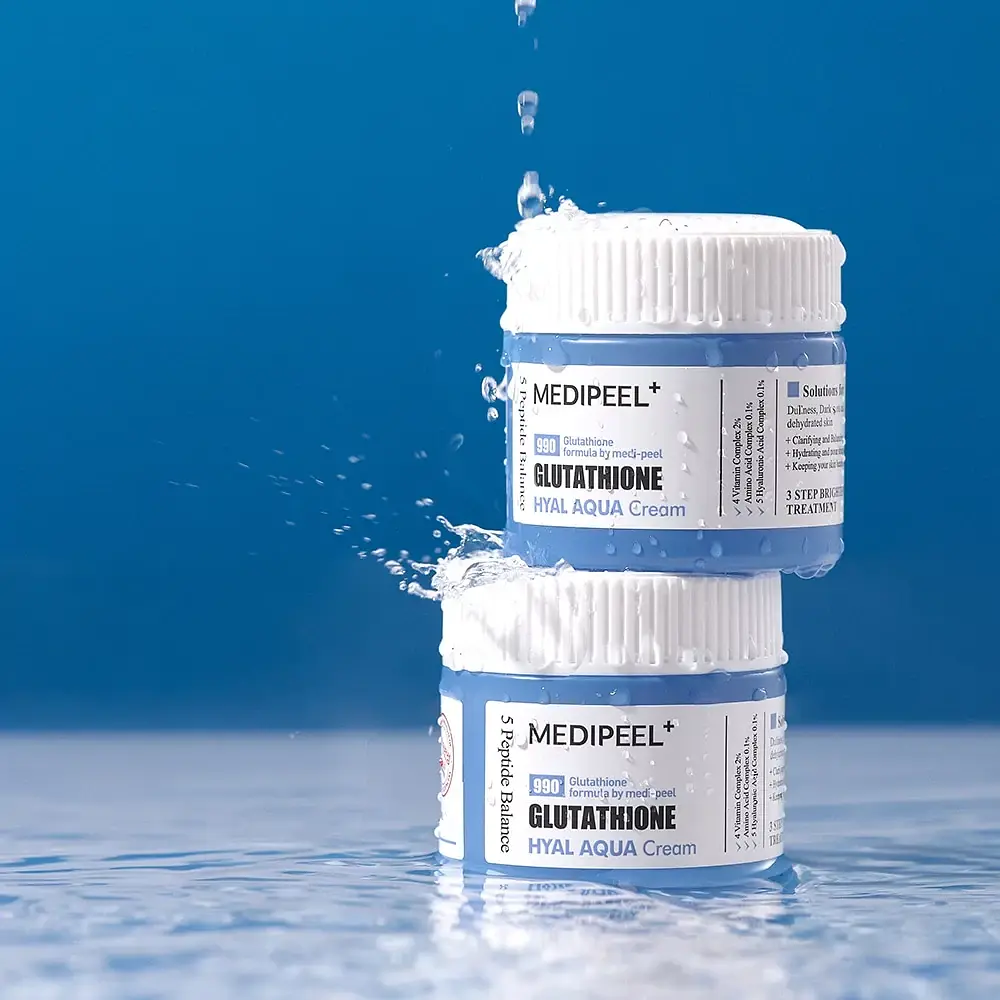 Крем зволожувальний та освітлювальний з глутатіоном Medi Peel Glutathione Hyal Aqua Cream 50 ml - фото 2