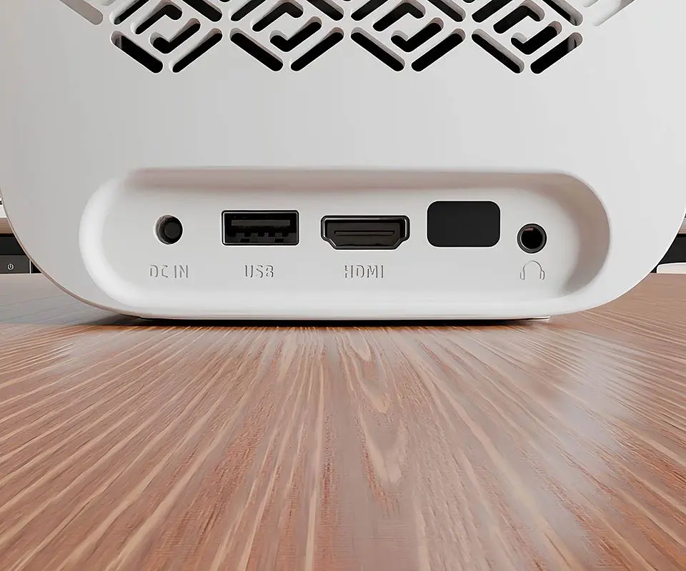 Проектор HP CC360 LED LCD FHD 220 AL 16:9 AOSP HDMI WiFi Bluetooth білий (CC360) - фото 4
