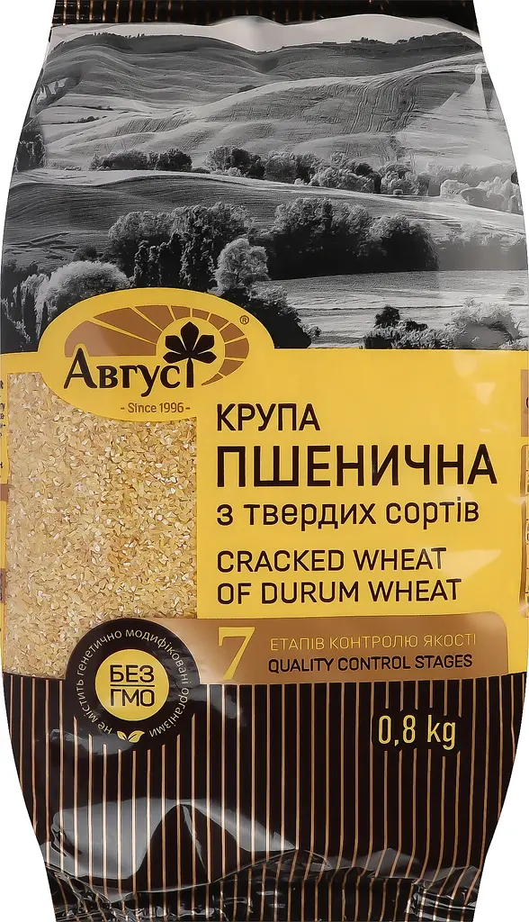 Крупа пшенична Август твердих сортів 800 г (769404) - фото 4