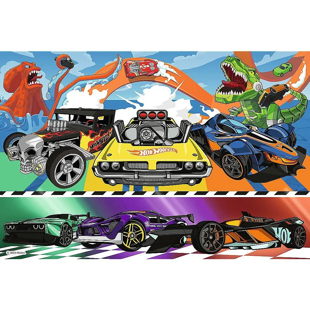 Пазли Trefl Швидкісні авто Hot Wheels 100 елементів - фото 2