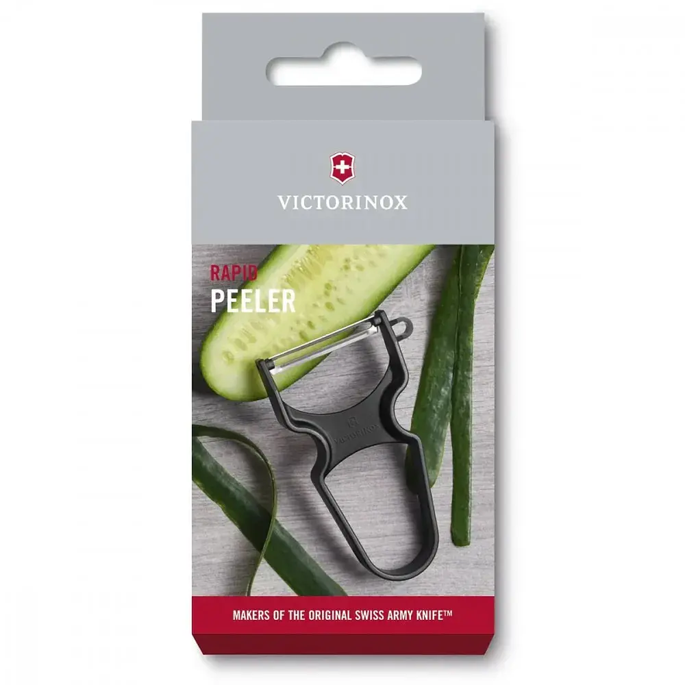 Овочечистка Victorinox Rapid Straight Blade Black (6.0930.3) - фото 5