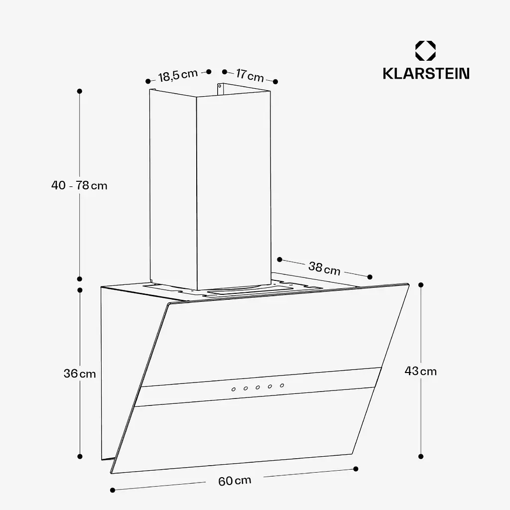 Вытяжка Klarstein WiFusion 60 (10046411) - фото 8