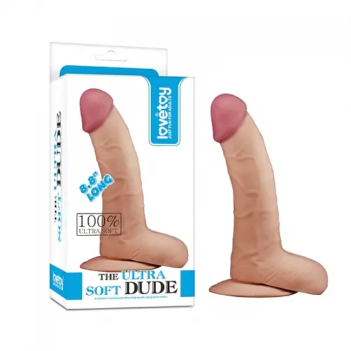 Фалоімітатор - The Ultra Soft Dude 8.8" #2 - фото 6