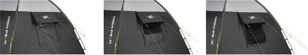 Намет пʼятимісний High Peak Santiago 5.0 Light Grey/Dark Grey/Green (11802) - фото 5