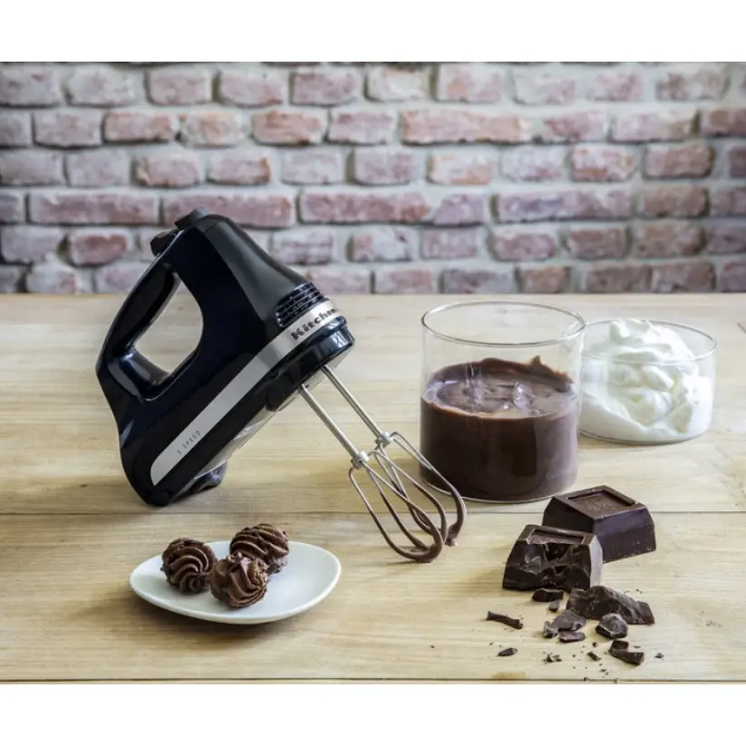 Міксер KitchenAid Classic 5KHM5110EOB ручний 5 швидкостей чорний - фото 4