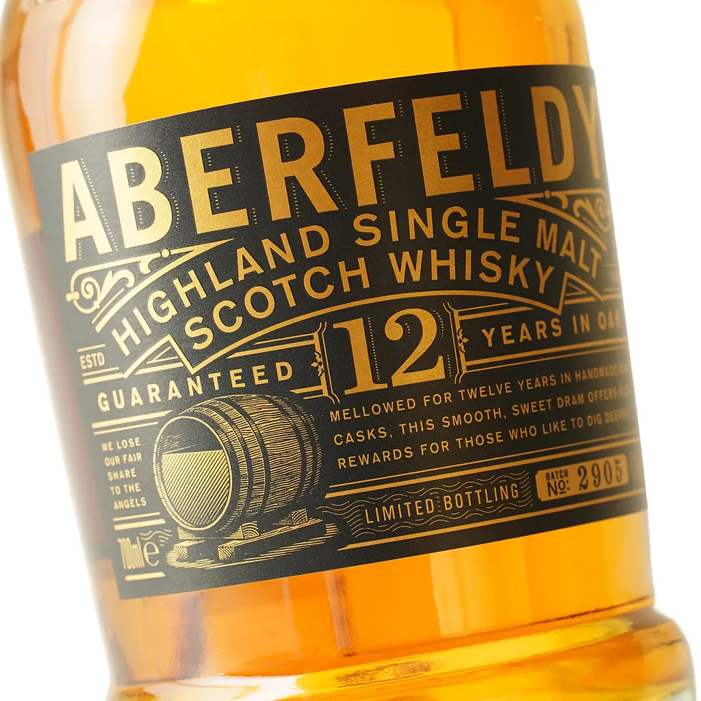 Виски Aberfeldy Gold Bar 12 yo 40% 0.7 л в подарочной коробке - фото 8