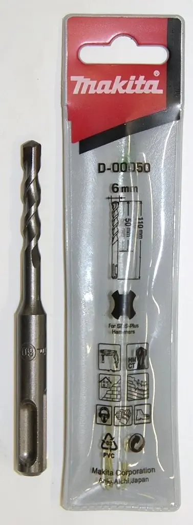 Бур для перфоратора SDS-PLUS Standard 6x110 мм Makita D-00050