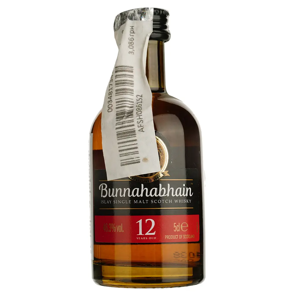Віскі Bunnahabhain 12yo Single Malt Scotch Whisky, 46,3%, 0,05 л - фото 2