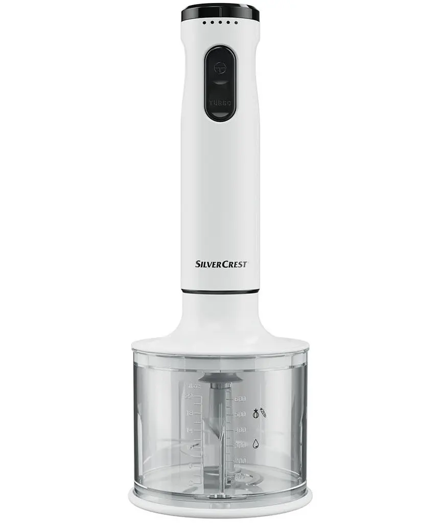 Блендер занурювальний SilverCrest 3 в 1 SSMS 600w, багатофункціональний, потужний, три кольори Білий - фото 3