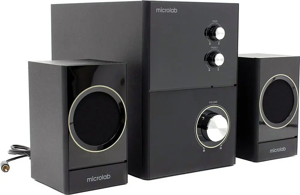 Акустична система 2.1 Microlab M-223, чорна - фото 2