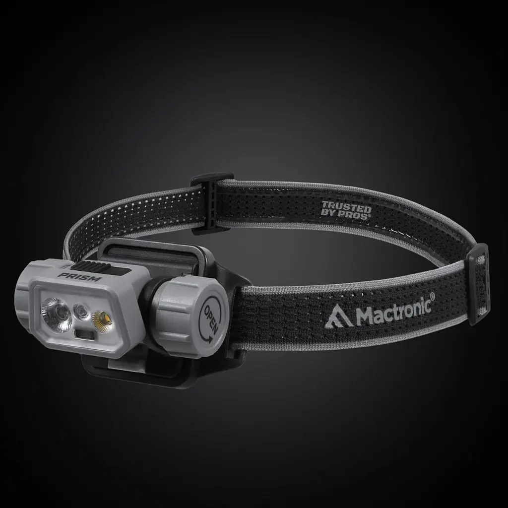 Ліхтар налобний Mactronic Prism тактичний 650 Lm холодний/теплий/RGB LED Type-C Сірий - фото 10