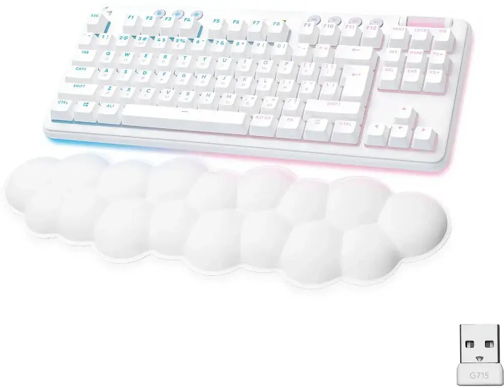 Клавиатура Logitech G715 Wireless Gaming Linear White (920-010692) [83178] - фото 2